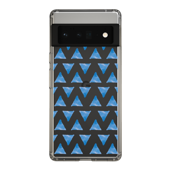 Slim Protection Case［ Original - Favorite Color Triangle - Blue ］