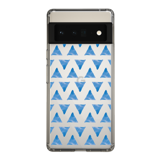 Slim Protection Case［ Original - Favorite Color Triangle - Blue ］