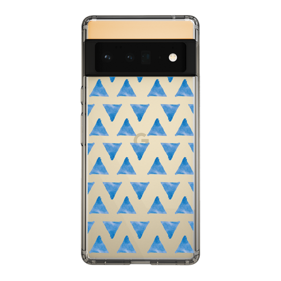 Slim Protection Case［ Original - Favorite Color Triangle - Blue ］
