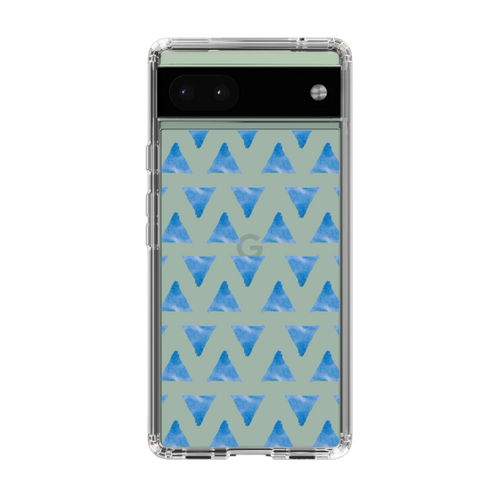 Slim Protection Case［ Original - Favorite Color Triangle - Blue ］
