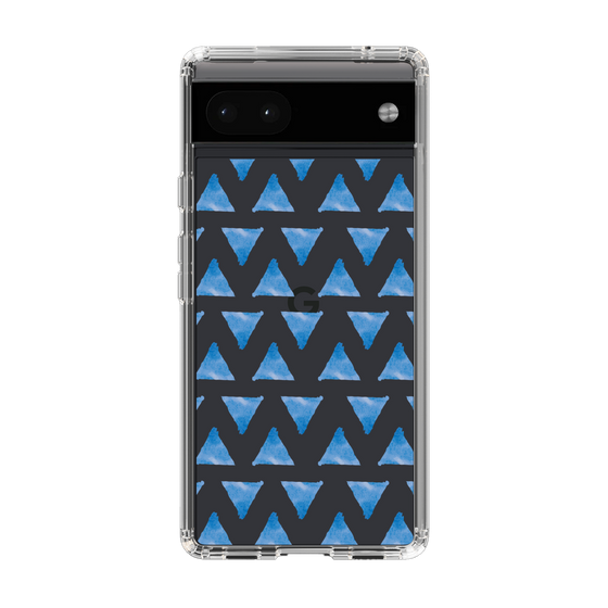 Slim Protection Case［ Original - Favorite Color Triangle - Blue ］