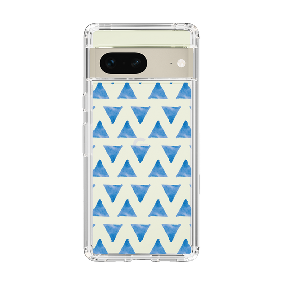 Slim Protection Case［ Original - Favorite Color Triangle - Blue ］