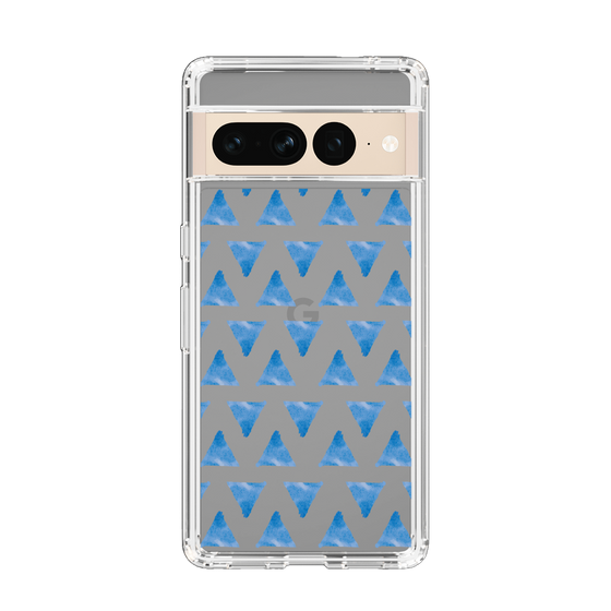 Slim Protection Case［ Original - Favorite Color Triangle - Blue ］