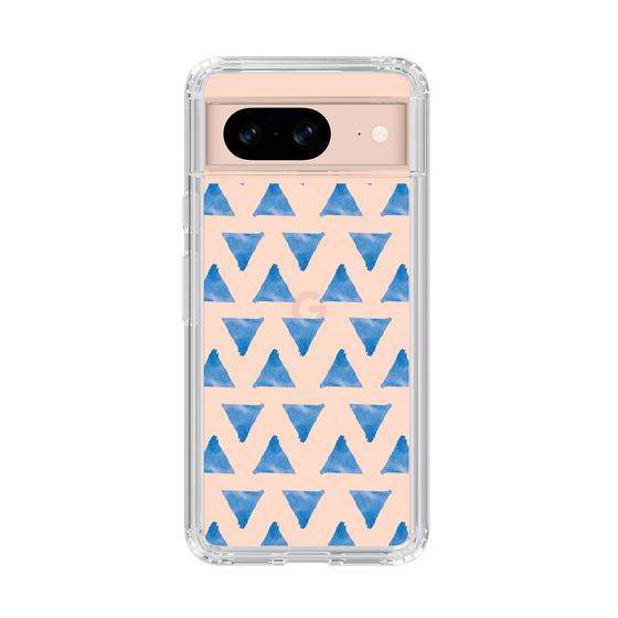 Slim Protection Case［ Original - Favorite Color Triangle - Blue ］