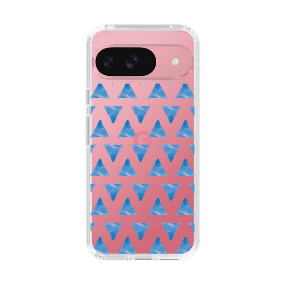 Slim Protection Case［ Original - Favorite Color Triangle - Blue ］