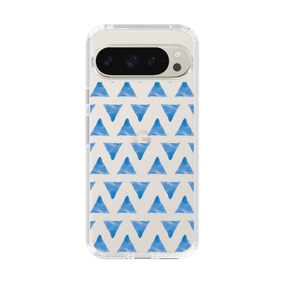 Slim Protection Case［ Original - Favorite Color Triangle - Blue ］
