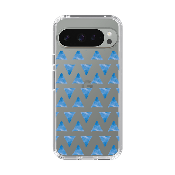 Slim Protection Case［ Original - Favorite Color Triangle - Blue ］