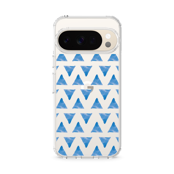 Slim Protection Case［ Original - Favorite Color Triangle - Blue ］
