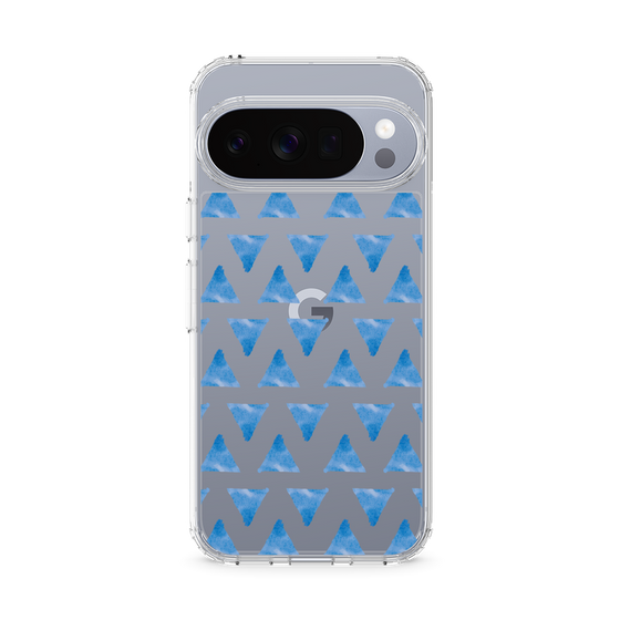 Slim Protection Case［ Original - Favorite Color Triangle - Blue ］