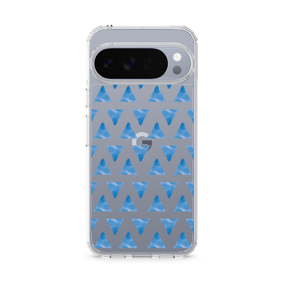 Slim Protection Case［ Original - Favorite Color Triangle - Blue ］