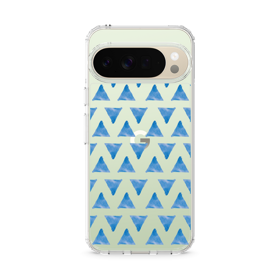 Slim Protection Case［ Original - Favorite Color Triangle - Blue ］