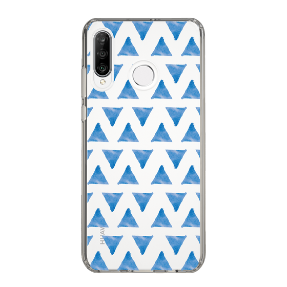 Slim Protection Case［ Original - Favorite Color Triangle - Blue ］