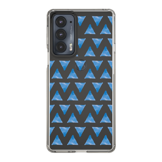 Slim Protection Case［ Original - Favorite Color Triangle - Blue ］