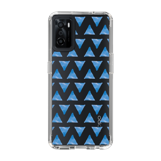 Slim Protection Case［ Original - Favorite Color Triangle - Blue ］