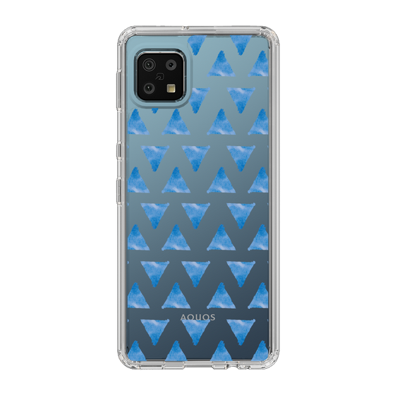 Slim Protection Case［ Original - Favorite Color Triangle - Blue ］