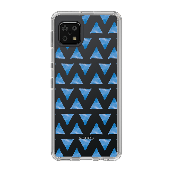 Slim Protection Case［ Original - Favorite Color Triangle - Blue ］