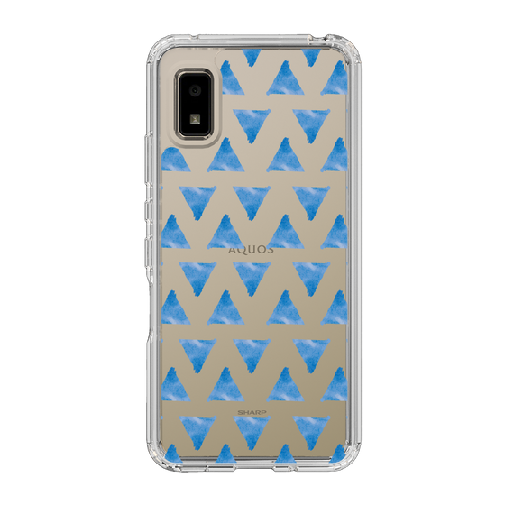 Slim Protection Case［ Original - Favorite Color Triangle - Blue ］