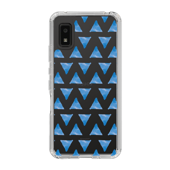 Slim Protection Case［ Original - Favorite Color Triangle - Blue ］