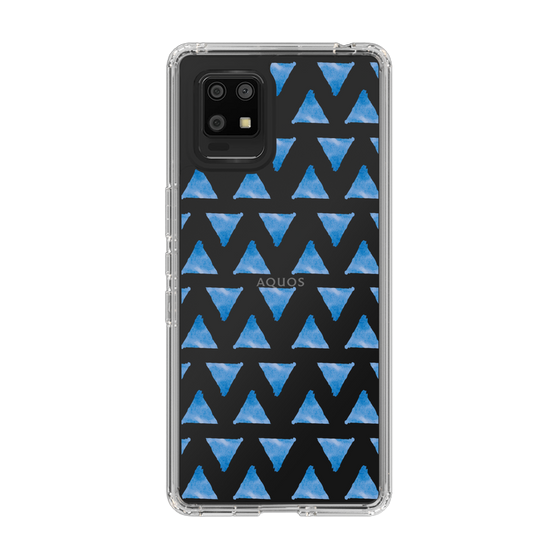 Slim Protection Case［ Original - Favorite Color Triangle - Blue ］