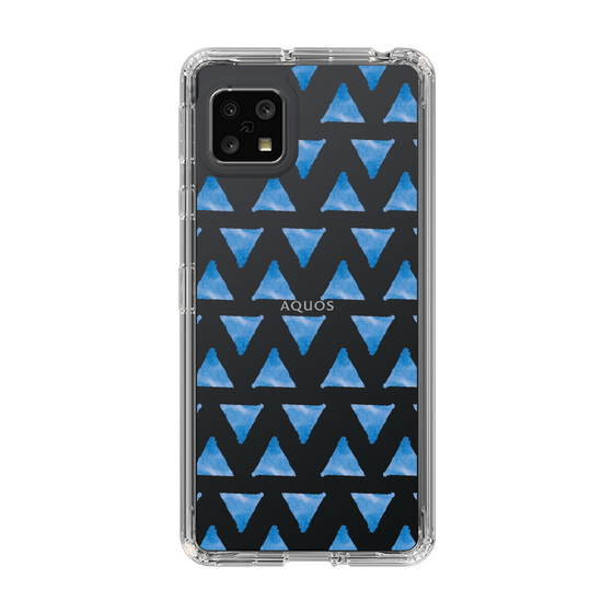 Slim Protection Case［ Original - Favorite Color Triangle - Blue ］