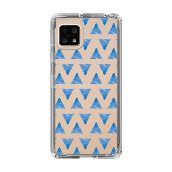 Slim Protection Case［ Original - Favorite Color Triangle - Blue ］