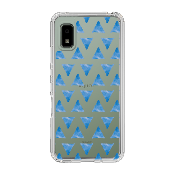 Slim Protection Case［ Original - Favorite Color Triangle - Blue ］