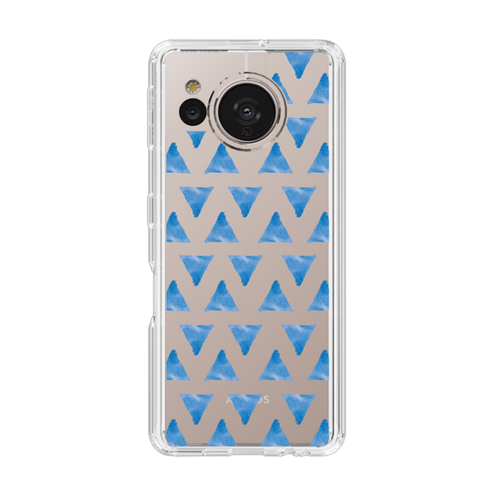 Slim Protection Case［ Original - Favorite Color Triangle - Blue ］