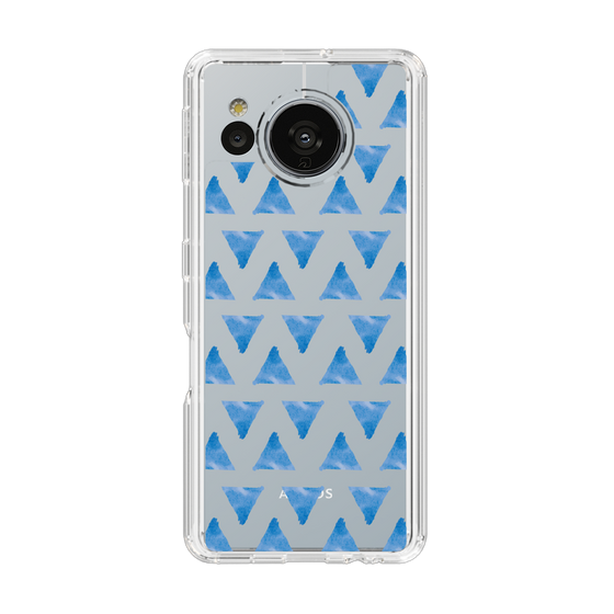 Slim Protection Case［ Original - Favorite Color Triangle - Blue ］