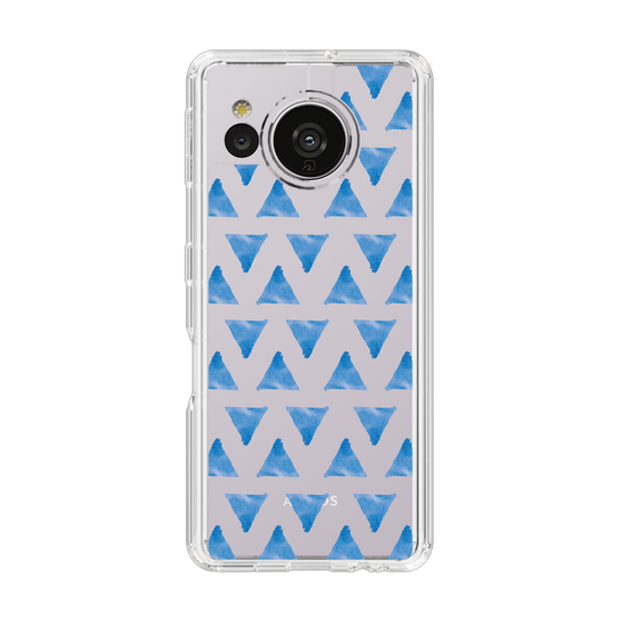 Slim Protection Case［ Original - Favorite Color Triangle - Blue ］