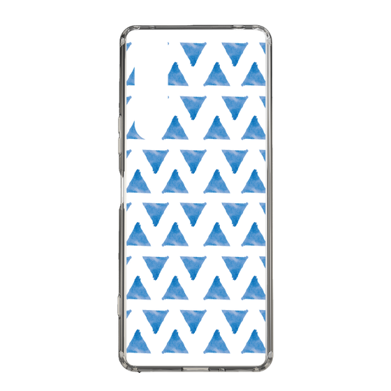 Slim Protection Case［ Original - Favorite Color Triangle - Blue ］