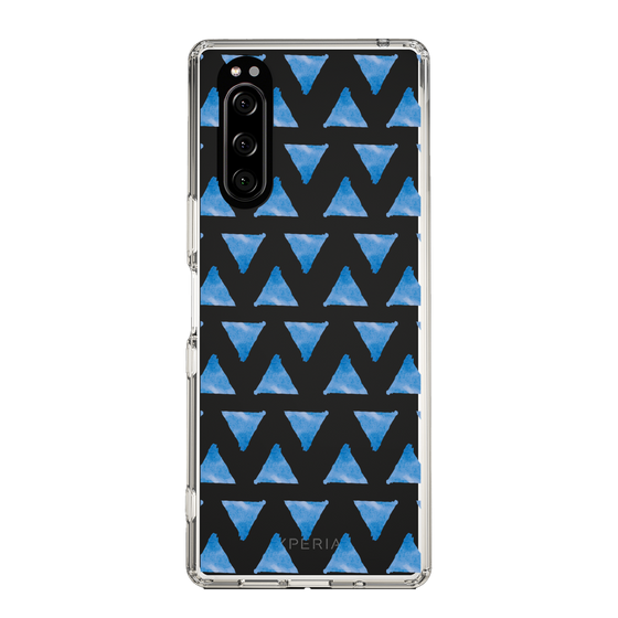 Slim Protection Case［ Original - Favorite Color Triangle - Blue ］