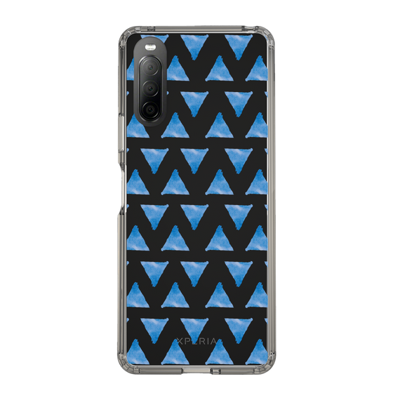 Slim Protection Case［ Original - Favorite Color Triangle - Blue ］