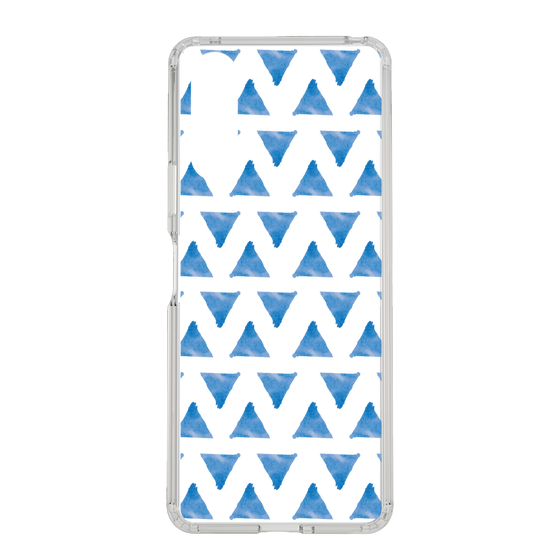 Slim Protection Case［ Original - Favorite Color Triangle - Blue ］