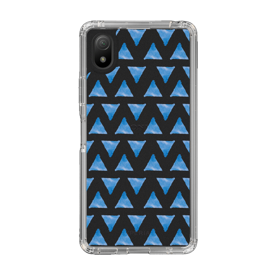 Slim Protection Case［ Original - Favorite Color Triangle - Blue ］