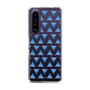 Slim Protection Case［ Original - Favorite Color Triangle - Blue ］