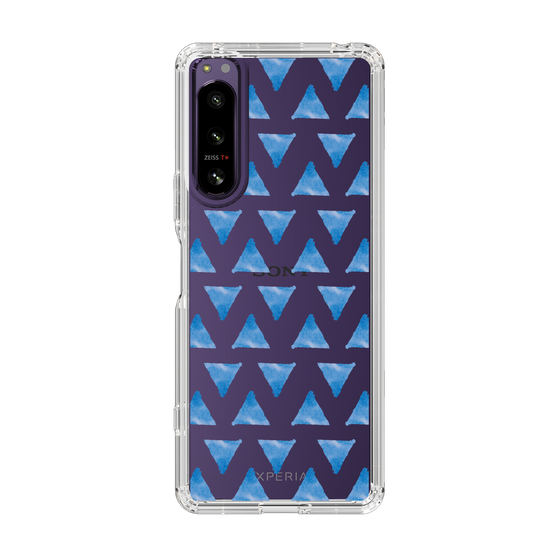 Slim Protection Case［ Original - Favorite Color Triangle - Blue ］