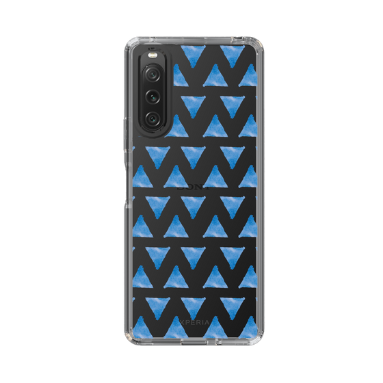 Slim Protection Case［ Original - Favorite Color Triangle - Blue ］
