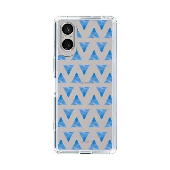 Slim Protection Case［ Original - Favorite Color Triangle - Blue ］