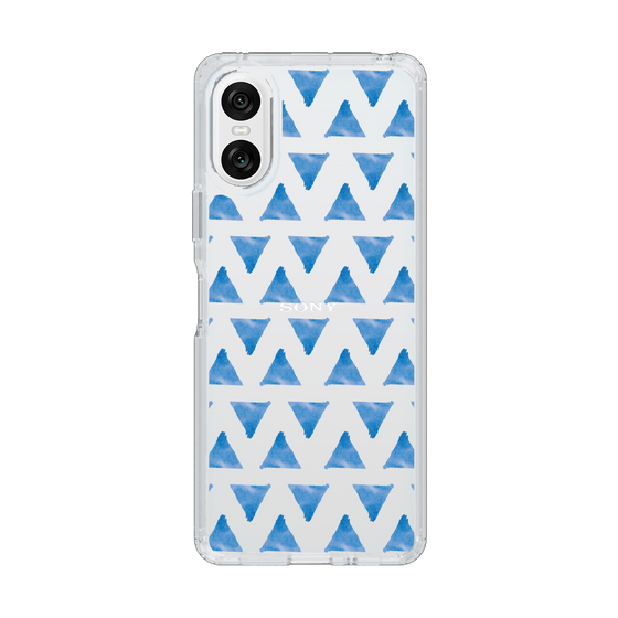 Slim Protection Case［ Original - Favorite Color Triangle - Blue ］