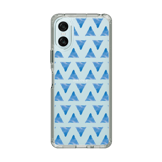 Slim Protection Case［ Original - Favorite Color Triangle - Blue ］