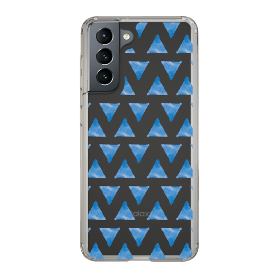 Slim Protection Case［ Original - Favorite Color Triangle - Blue ］