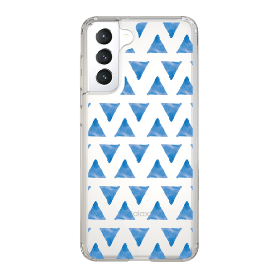Slim Protection Case［ Original - Favorite Color Triangle - Blue ］