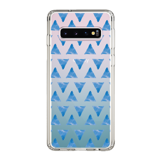Slim Protection Case［ Original - Favorite Color Triangle - Blue ］