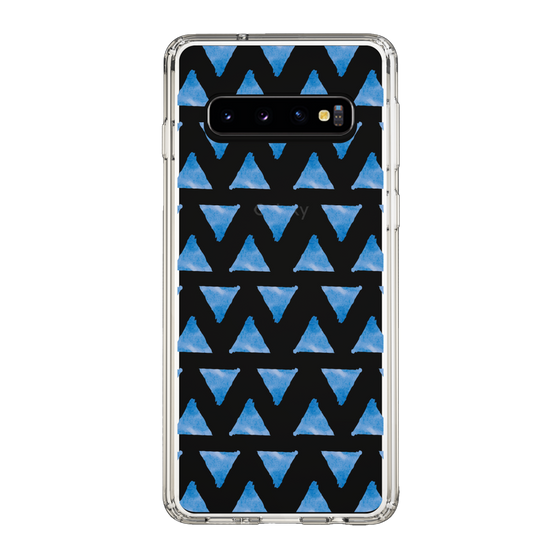 Slim Protection Case［ Original - Favorite Color Triangle - Blue ］