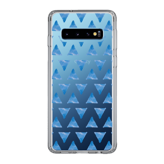 Slim Protection Case［ Original - Favorite Color Triangle - Blue ］