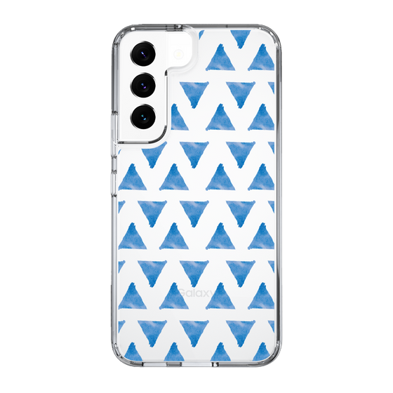 Slim Protection Case［ Original - Favorite Color Triangle - Blue ］
