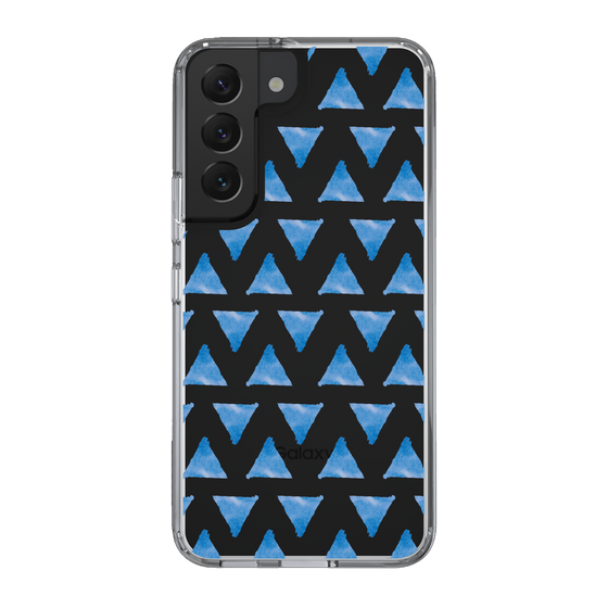 Slim Protection Case［ Original - Favorite Color Triangle - Blue ］