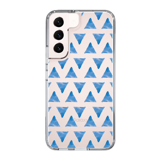 Slim Protection Case［ Original - Favorite Color Triangle - Blue ］