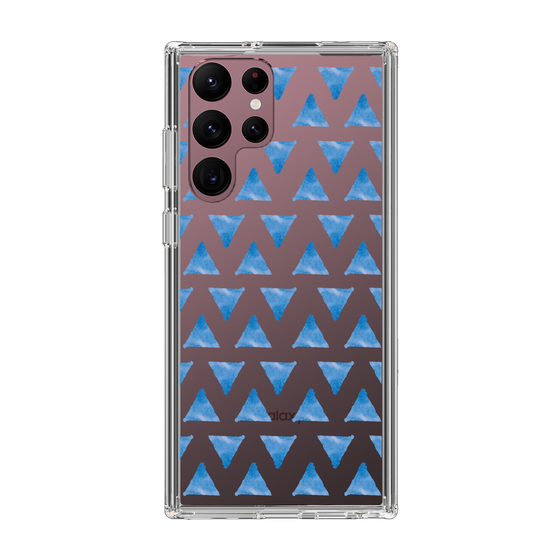 Slim Protection Case［ Original - Favorite Color Triangle - Blue ］