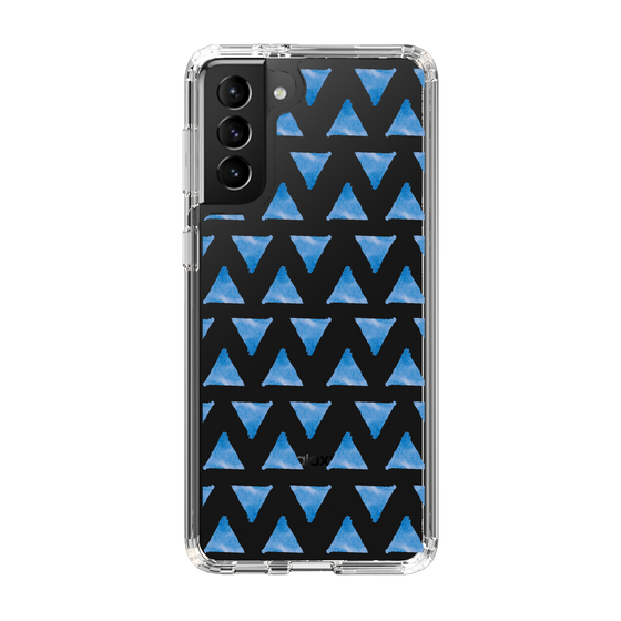 Slim Protection Case［ Original - Favorite Color Triangle - Blue ］